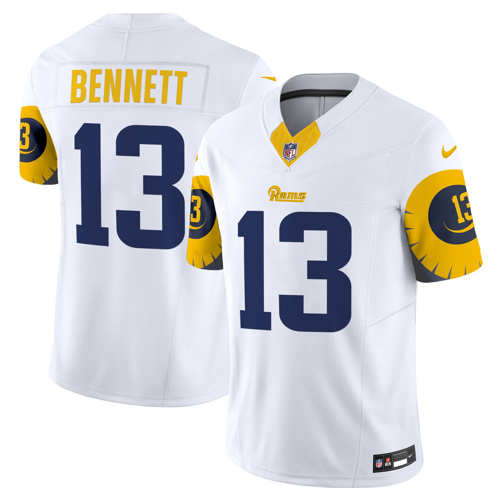 Men Los Angeles Rams #13 Bennett White 2024 Nike Special Vapor Limited NFL Jersey